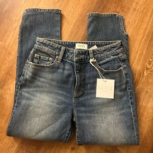 NWT Pistola Monroe High Rise Crop Jean Mercer Wash